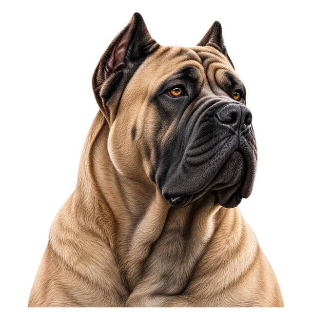 Fawn Cane Corso portrait